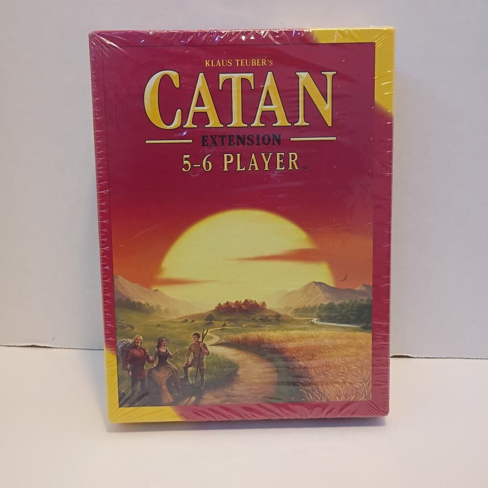 Catan Extension- 5-6 Players Expand Original Catan for More Players NIB Sealed
